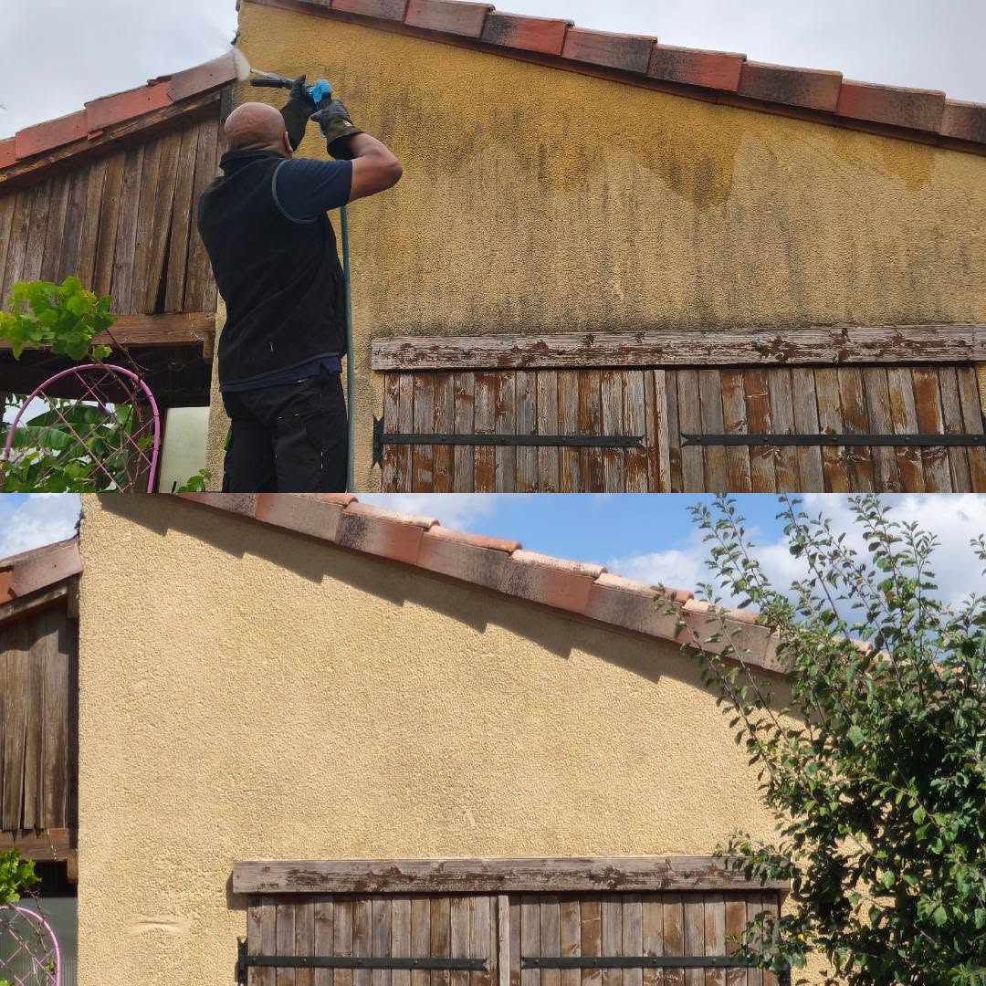 réalisation de nettoyage façade en cours albi